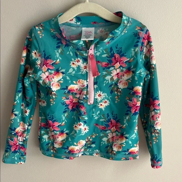 Ruffle Butts long sleeve 2-piece swimsuit - Picture 1 of 6